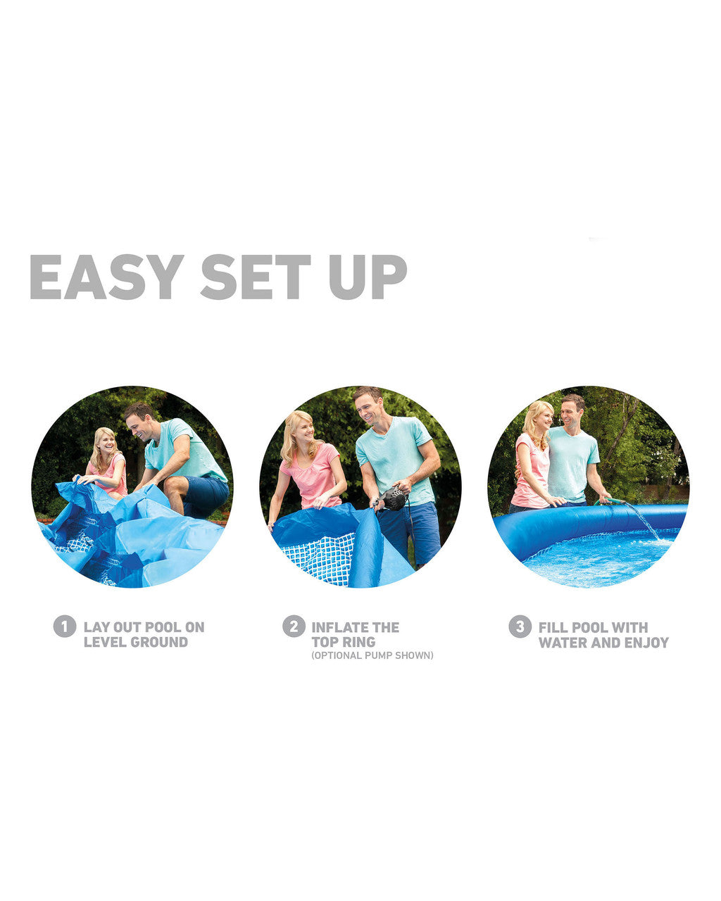 INTEX Easy Set 10ft x 24in Inflatable Pool at Zubaidas Most Trusted Baby and Kids Store in Pakistan