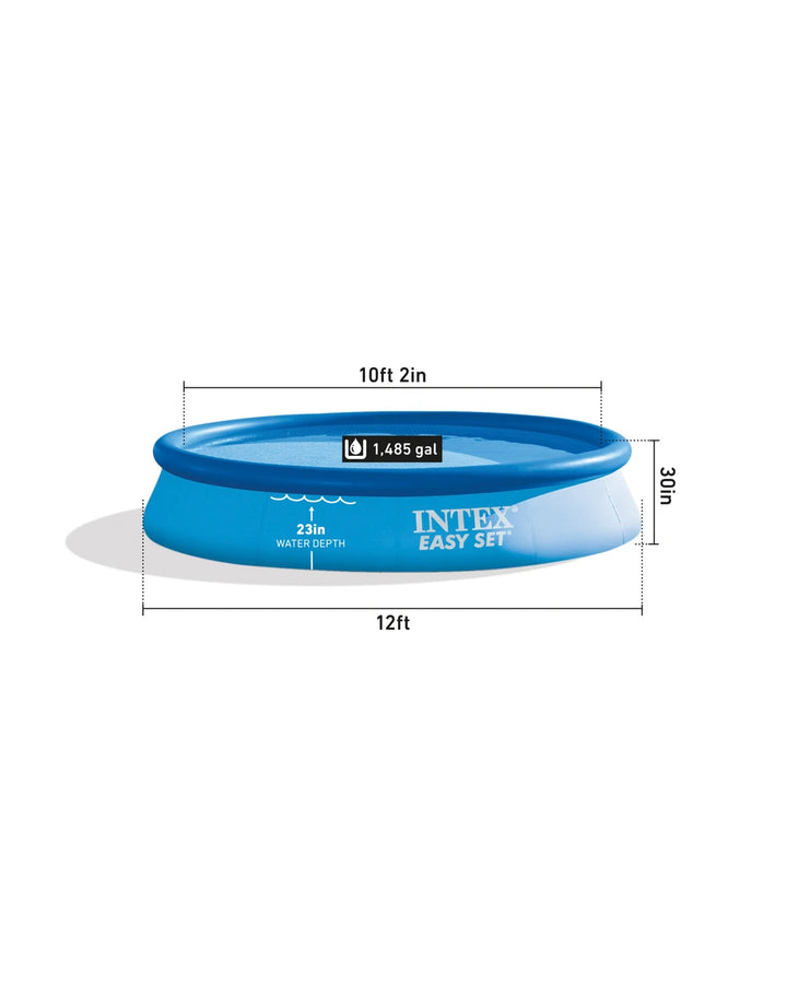 INTEX Easy Set 12ft x 30in Inflatable Pool at Zubaidas Official Pakistan
