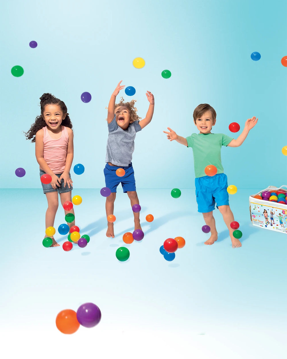 INTEX Fun Balls Bag Pack of 100 Multicolors at Zubaidas Official Pakistan