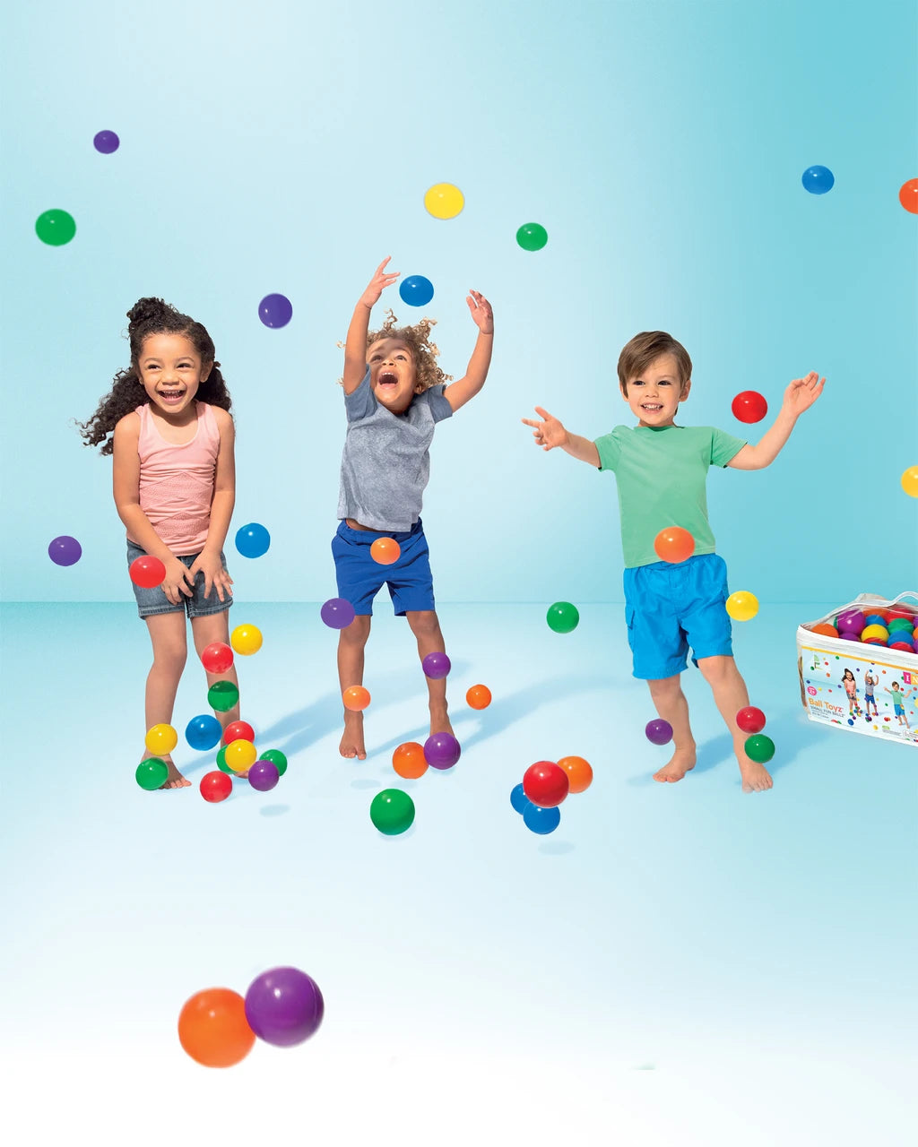 INTEX Fun Balls Bag Pack of 100 Multicolors at Zubaidas Official Pakistan