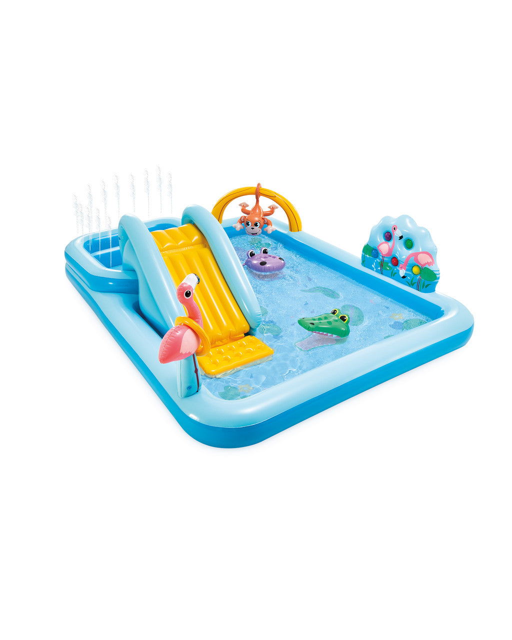 INTEX Jungle Adventure Inflatable Play Center with Slide at Zubaidas