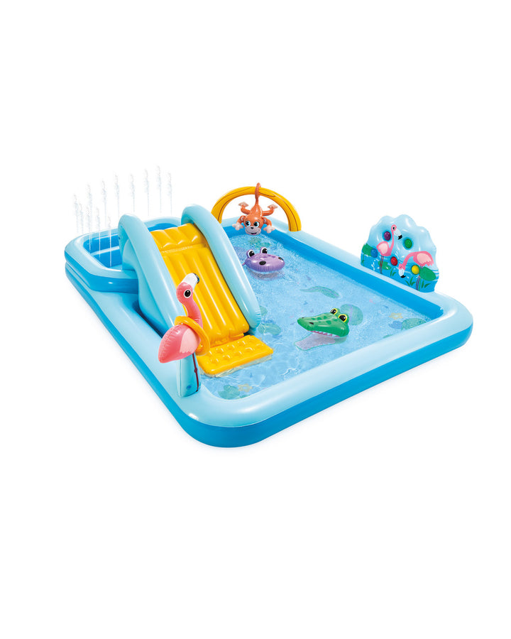 INTEX Jungle Adventure Inflatable Play Center with Slide at Zubaidas