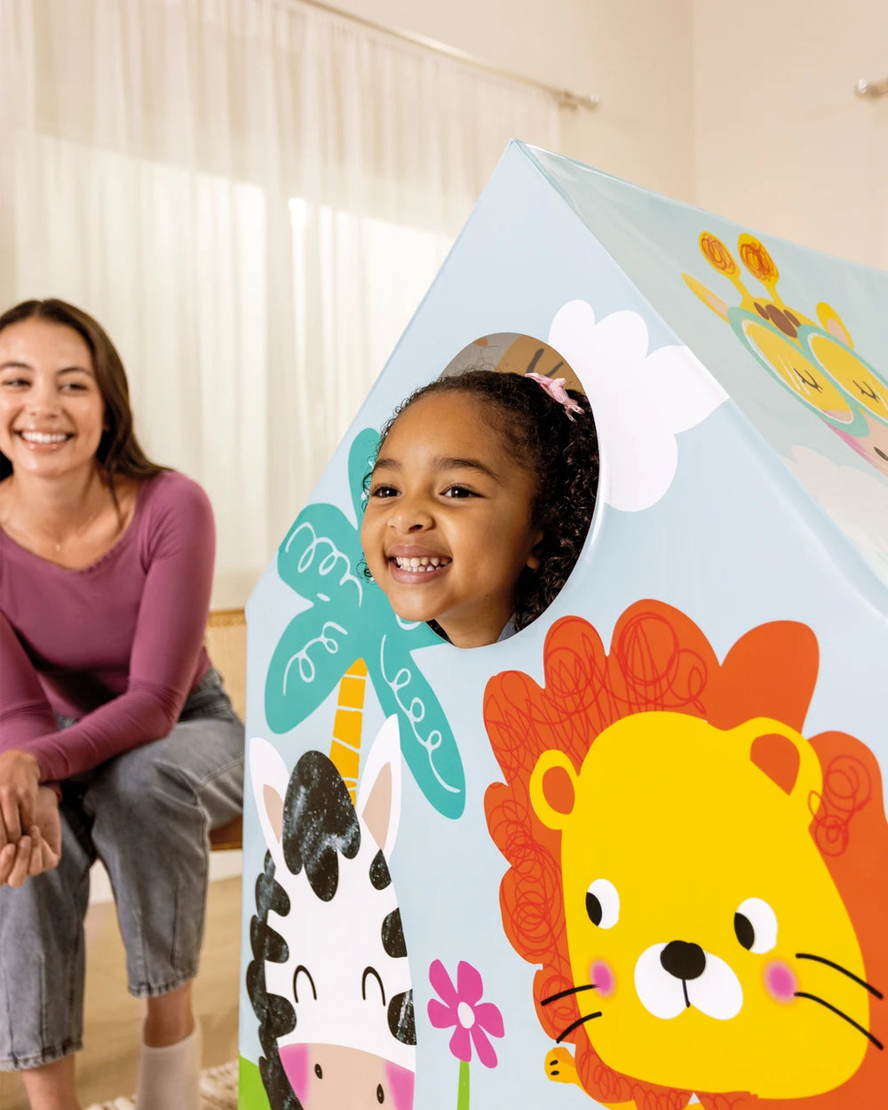 INTEX Kids Indoor Adventure Pop Up Play Tent at Zubaidas Official Pakistan
