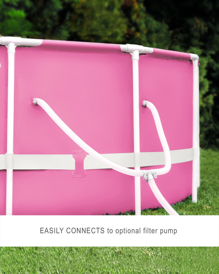 INTEX Pink Metal Frame Above Ground Pool 8ft x 30in at Zubaidas Best Online Baby and Kids Store in Pakistan