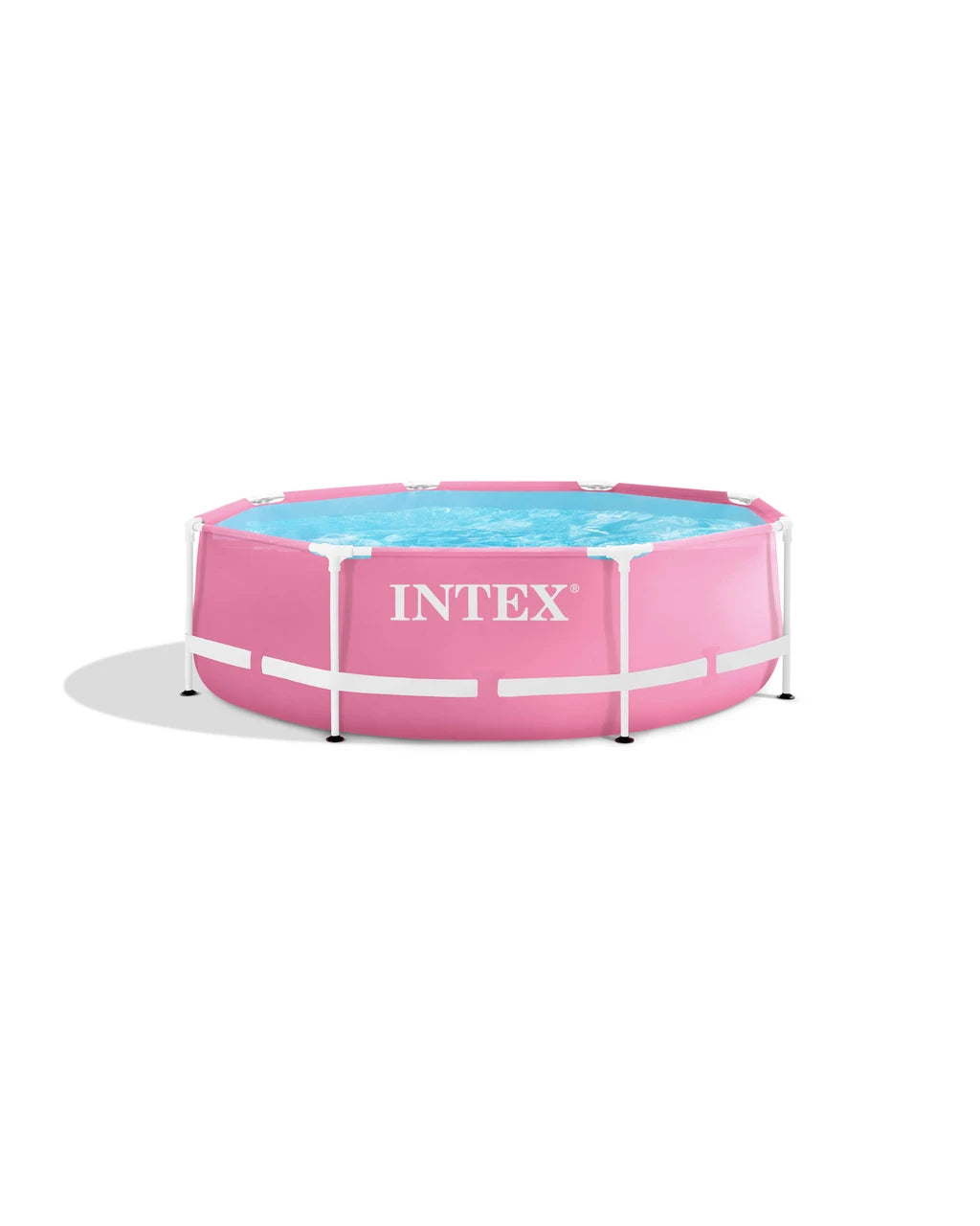 INTEX Pink Metal Frame Above Ground Pool 8ft x 30in at Zubaidas