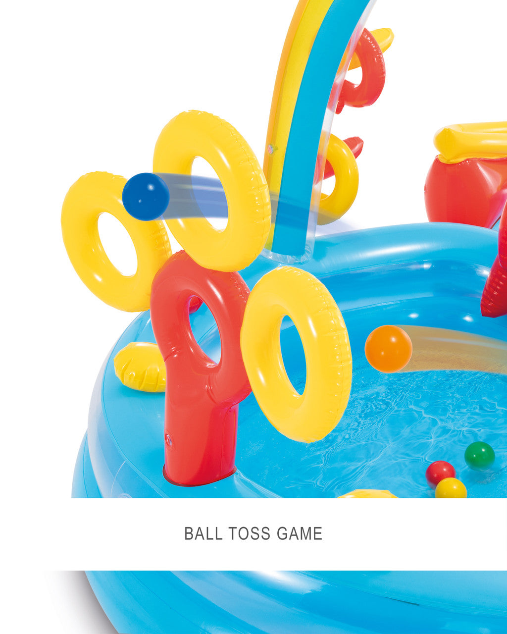 INTEX Rainbow Ring Inflatable Play Center with Slide at Zubaidas Best Online Baby and Kids Store in Pakistan