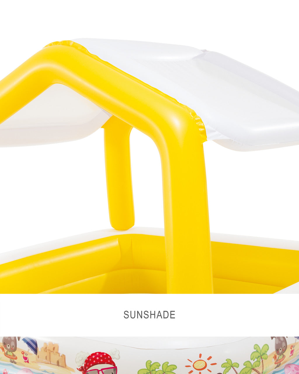 INTEX Sun Shade Inflatable Kiddie Pool 62in x 62in x 48in at Zubaidas Online Pakistan