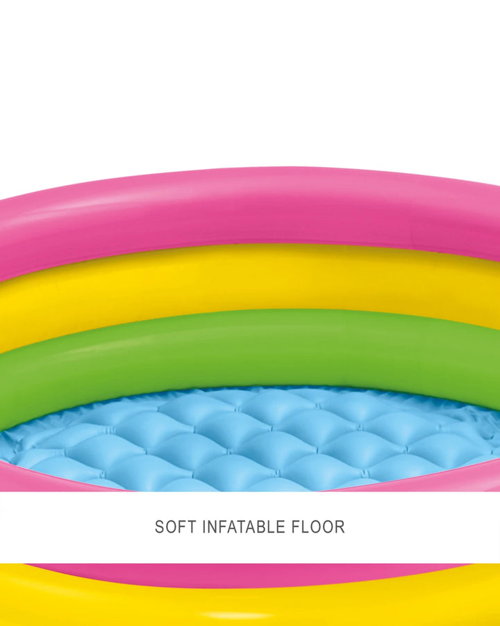 INTEX Sunset Glow Inflatable Kiddie Pool 34in x 10in at Zubaidas Official Pakistan