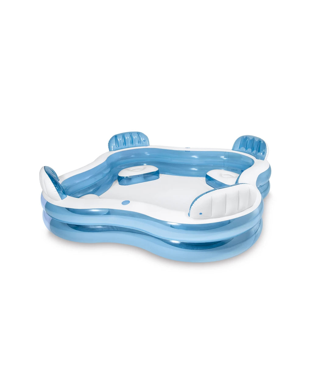 INTEX Swim Center Square Inflatable Family Lounge Pool 90in x 90in x 26in at Zubaidas