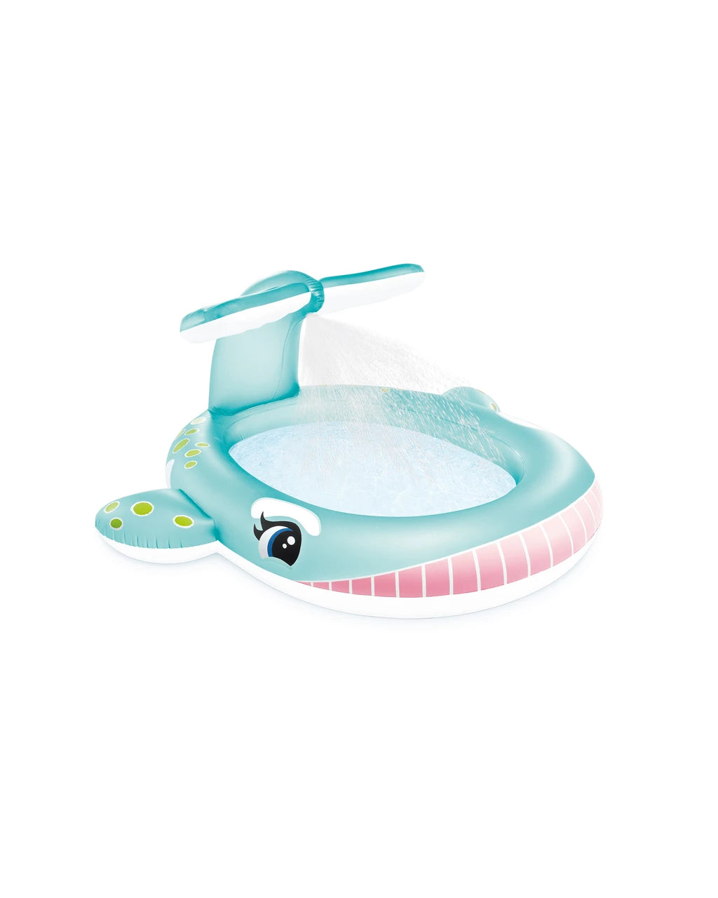 INTEX Whale Inflatable Spray Kiddie Pool 79in x 77in x 36in at Zubaidas
