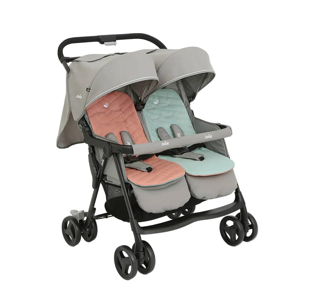 Joie Aire Twin Double Stroller Pebble at Zubaidas