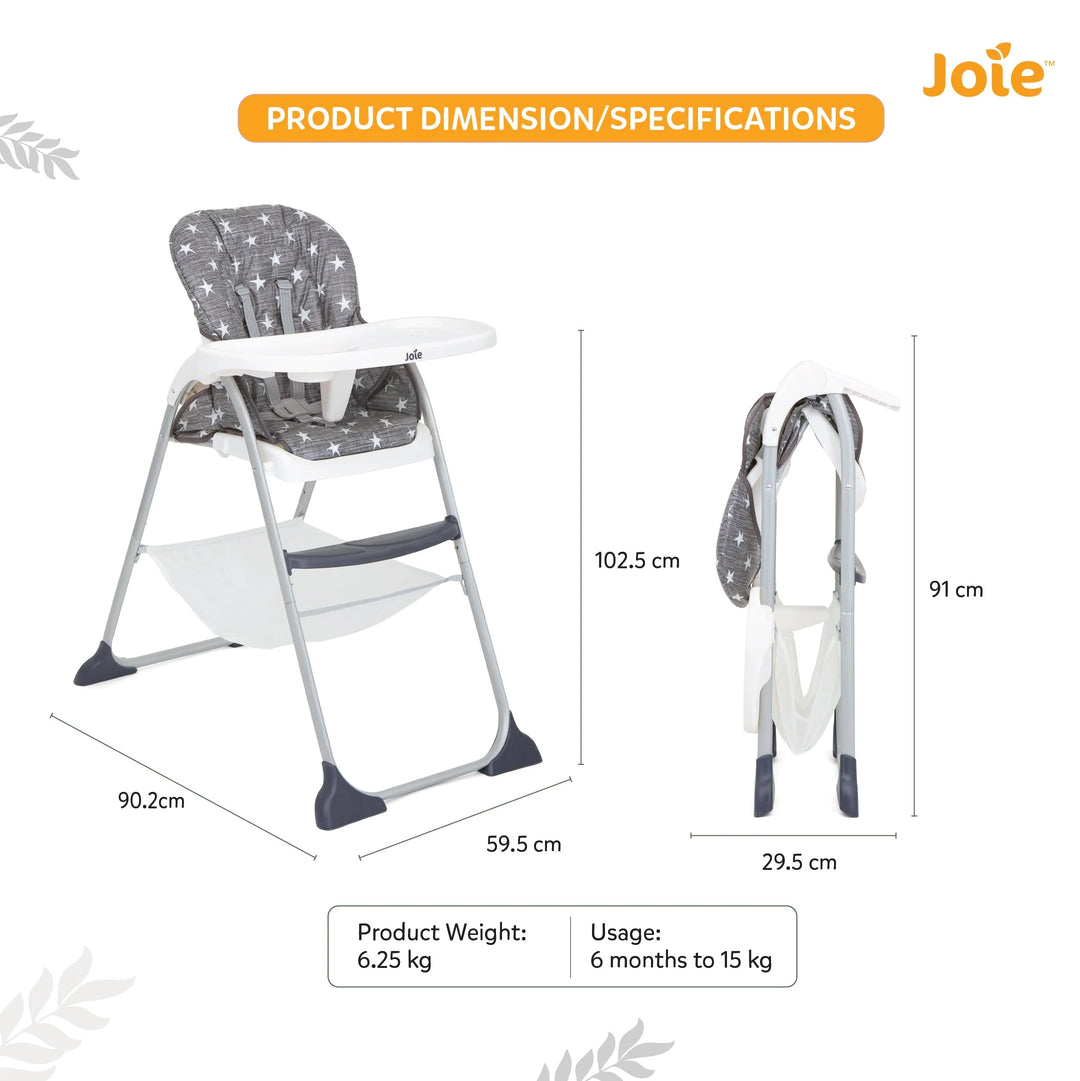 Joie Baby High Chair Mimzy Snacker Twinkle Linen H1127BATWN00 at Zubaidas Babyshop Pakistan