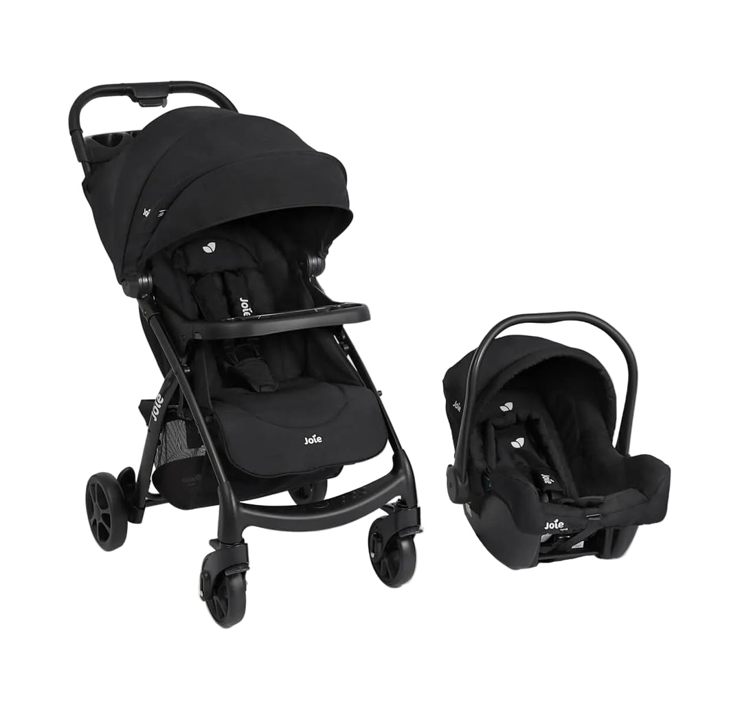 Joie Muze LX Travel System with Juva Car Seat and Base Coal at Zubaidas