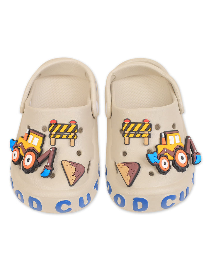 Kid Crocs Construction Vehicle Grey at Zubaidas