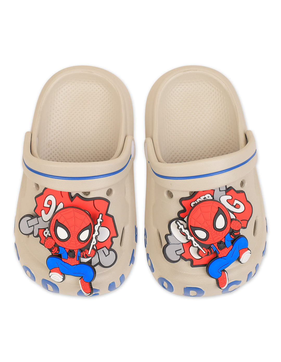 Kid Crocs Spiderman Grey at Zubaidas