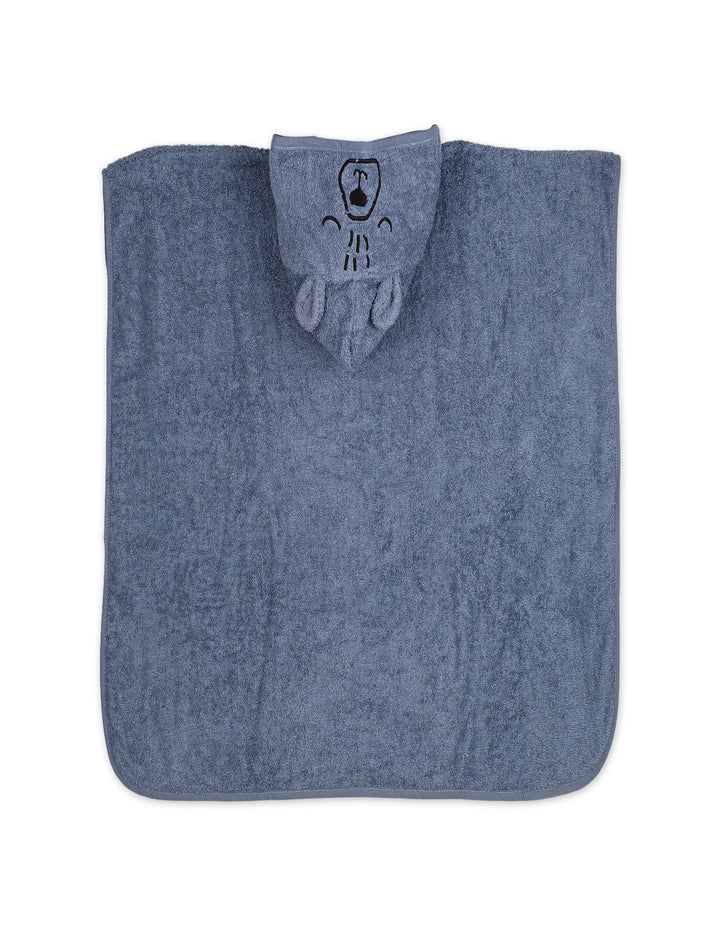 Kids Hooded Bath Towel Poncho Bear Dark Grey at Zubaidas Online Pakistan