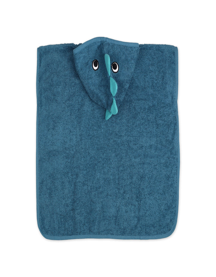 Kids Hooded Bath Towel Poncho Dino Sea Green at Zubaidas Online Pakistan
