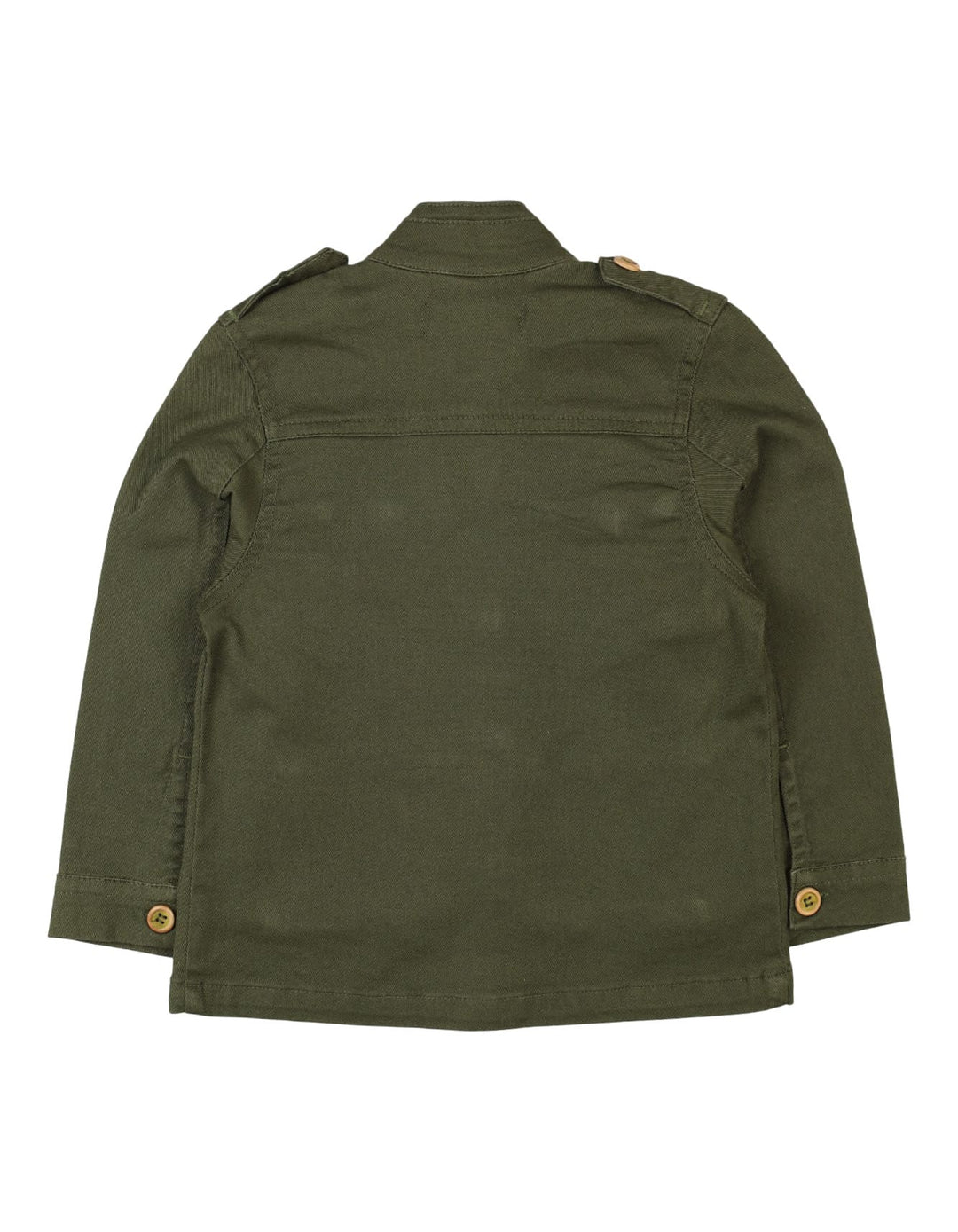 Kids Winter Jackets Bambies Front Pocket Olive Green at Zubaidas Pakistan