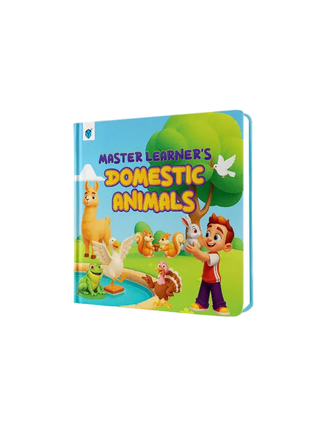 Master Learner's: Domestic Animals Padded Book at Zubaidas