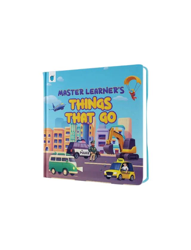 Master Learner's: Things That Go Padded Book at Zubaidas