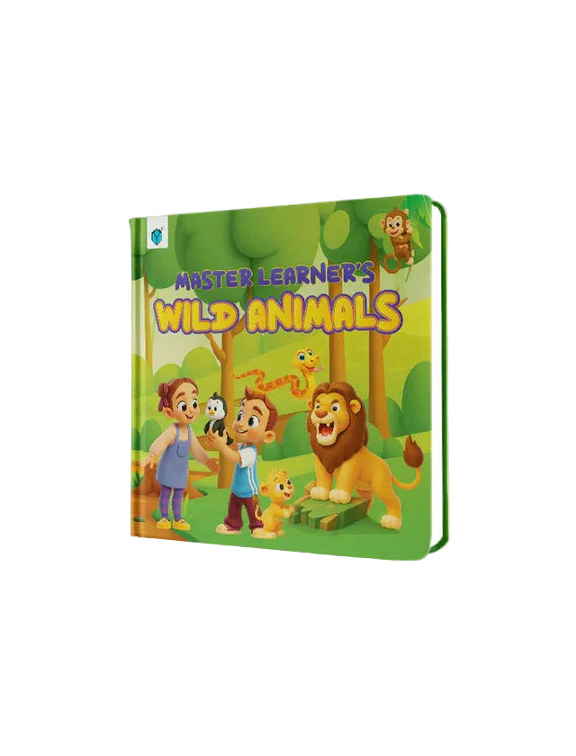 Master Learner's: Wild Animals Padded Book at Zubaidas