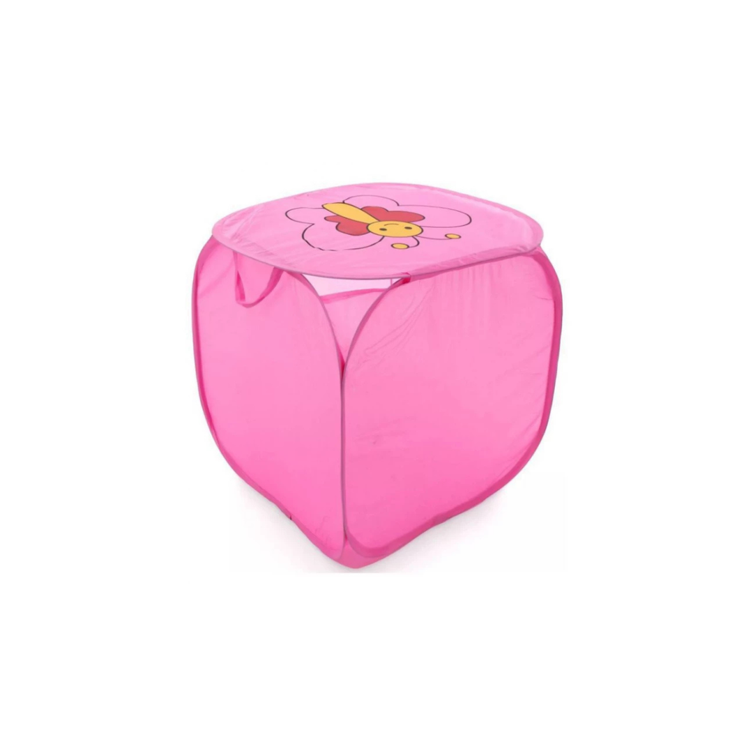 Multipurpose Foldable Basket Butterfly Pink at Zubaidas