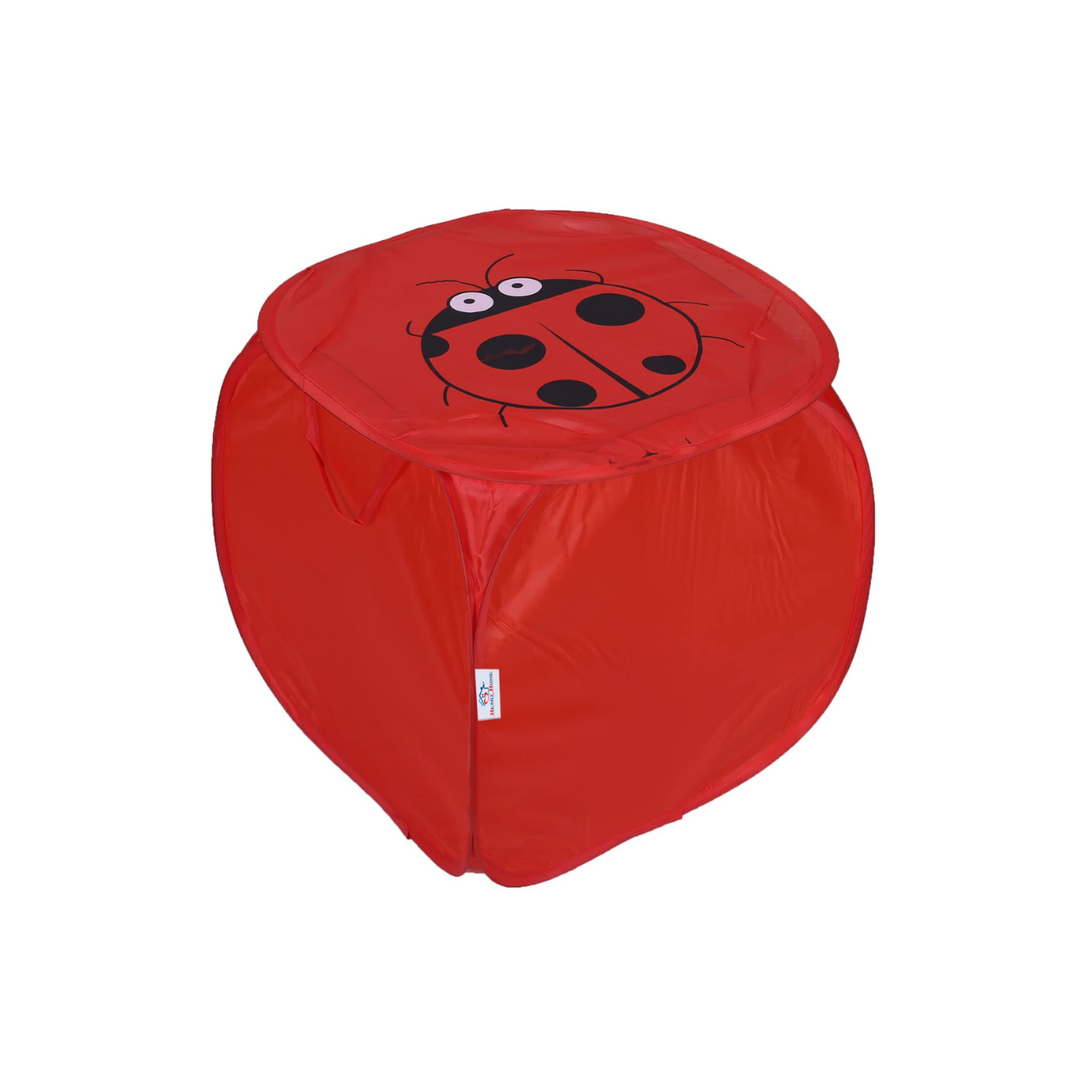 Multipurpose Foldable Basket Coccinellidae Red at Zubaidas
