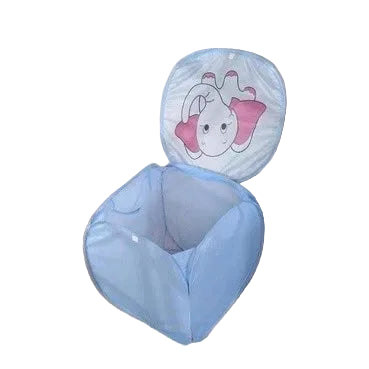 Multipurpose Foldable Basket Elephant Blue at Zubaidas Official Pakistan