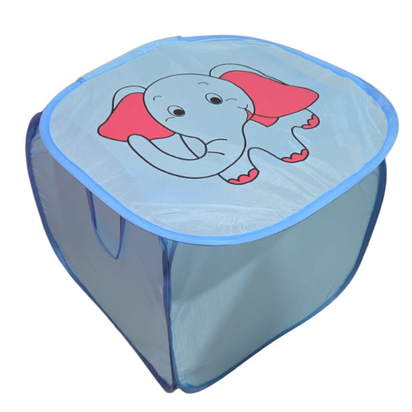 Multipurpose Foldable Basket Elephant Blue at Zubaidas Official Pakistan Online Pakistan