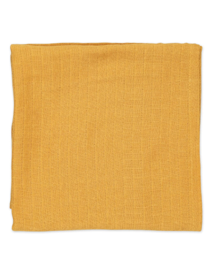 Muslin Sheets Pack of 2 Bambies Abstract White and Mustard at Zubaidas Babyshop Pakistan