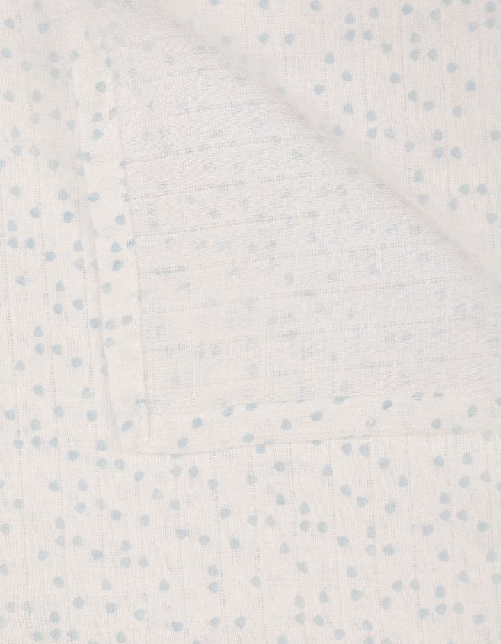 Muslin Sheets Pack of 2 Bambies Dino and Dots at Zubaidas best Online baby store in Pakistan