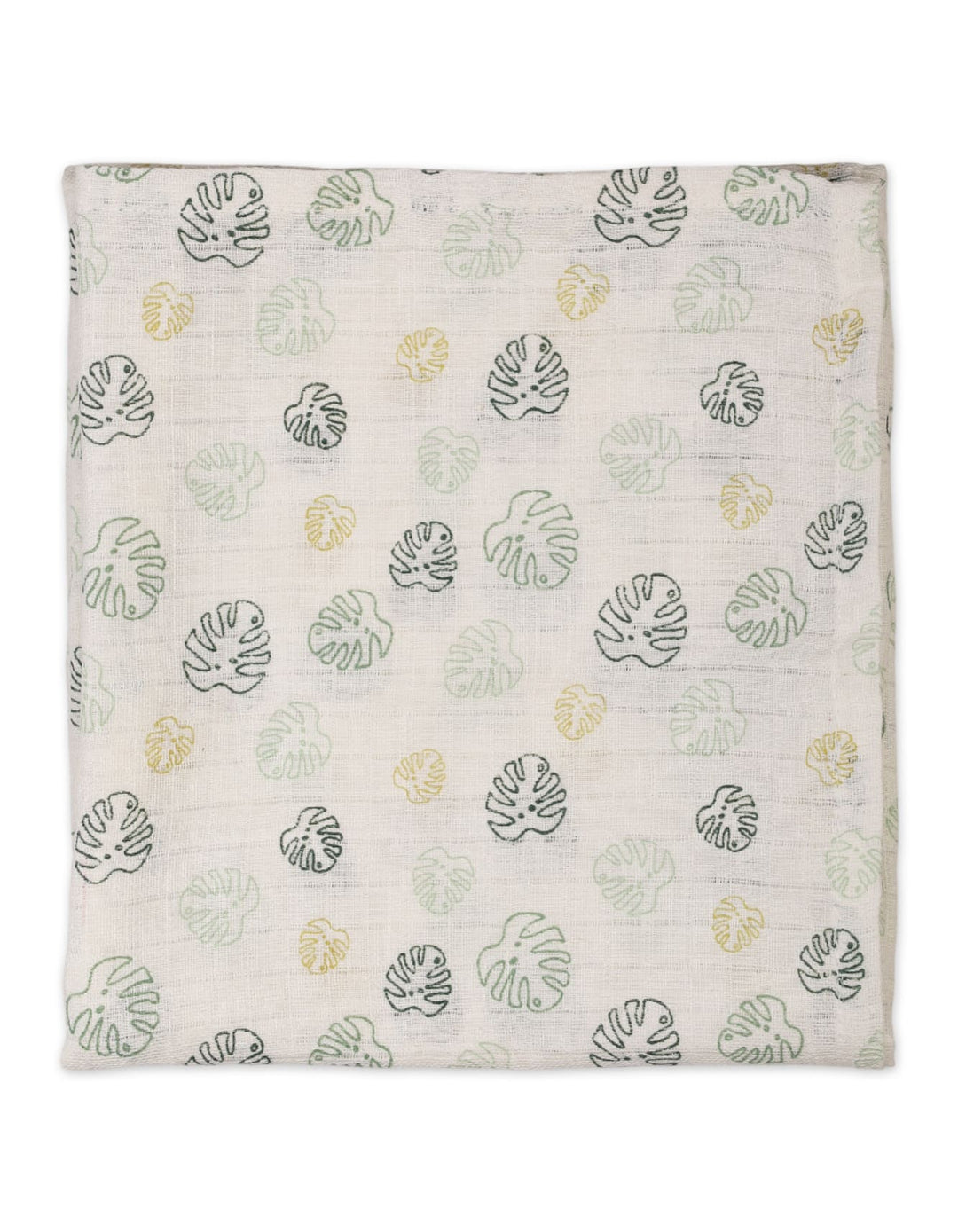 Muslin Sheets Pack of 2 Bambies Dino and Leaf Print at Zubaidas Mothershop Pakistan