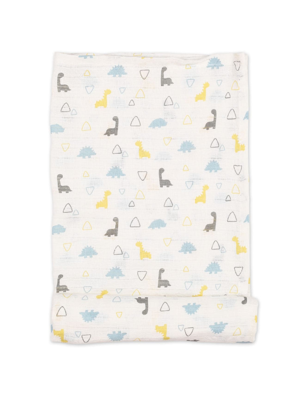 Muslin Sheets Pack of 2 Bambies Dino Dotted White at Zubaidas Pakistan
