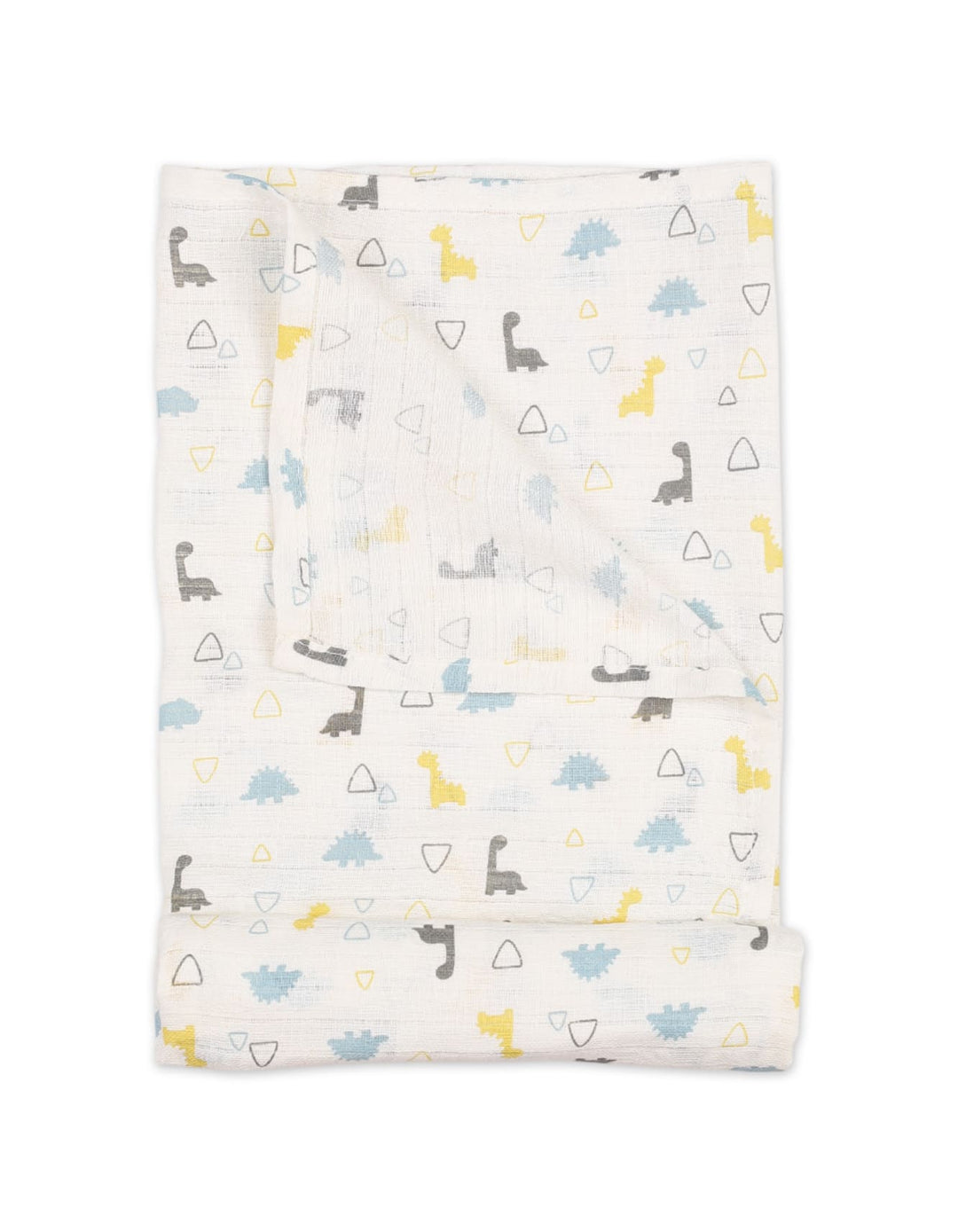 Muslin Sheets Pack of 2 Bambies Dino Dotted White at Zubaidas Official Pakistan