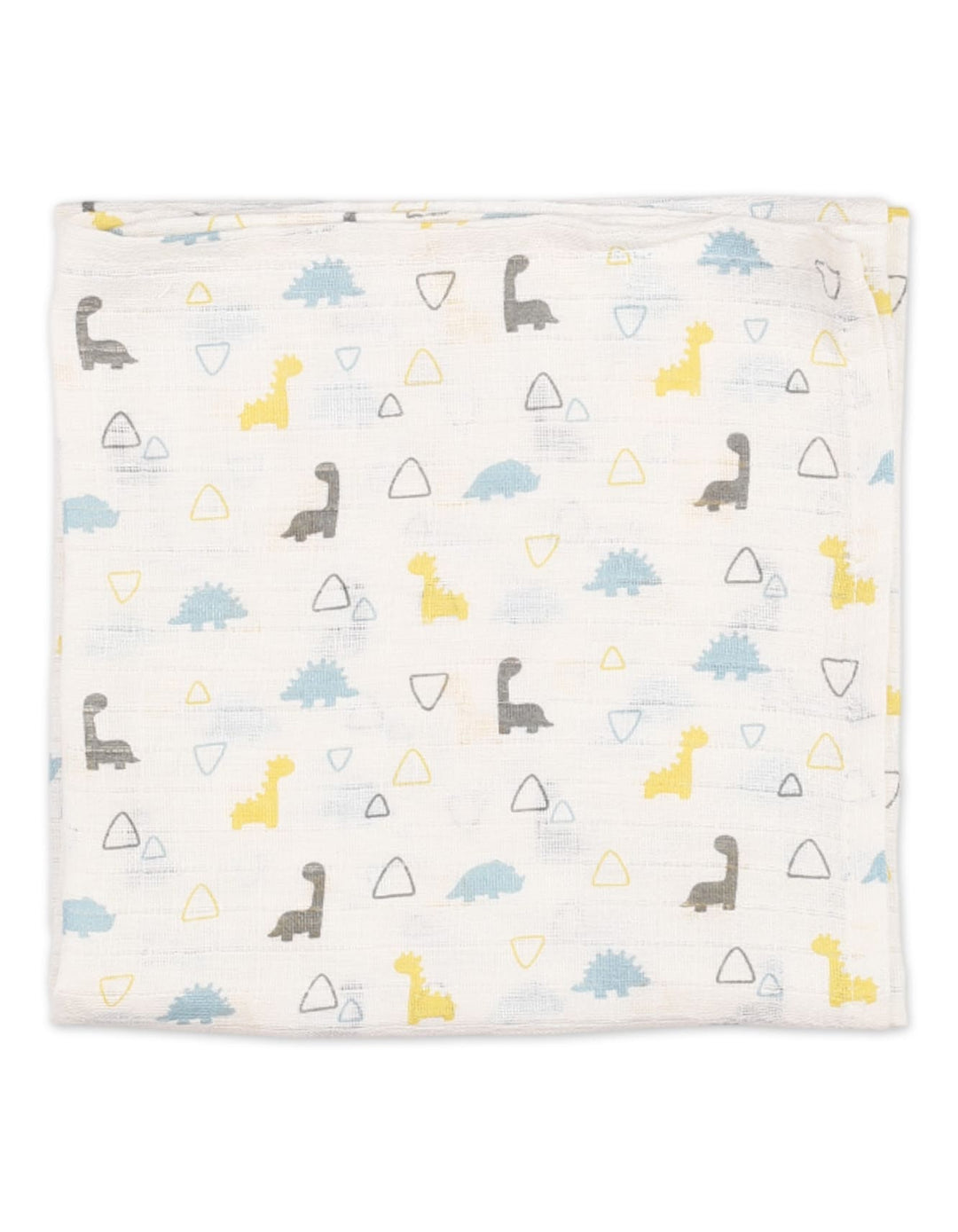 Muslin Sheets Pack of 2 Bambies Dino Dotted White at Zubaidas Best Online Baby Store in Pakistan