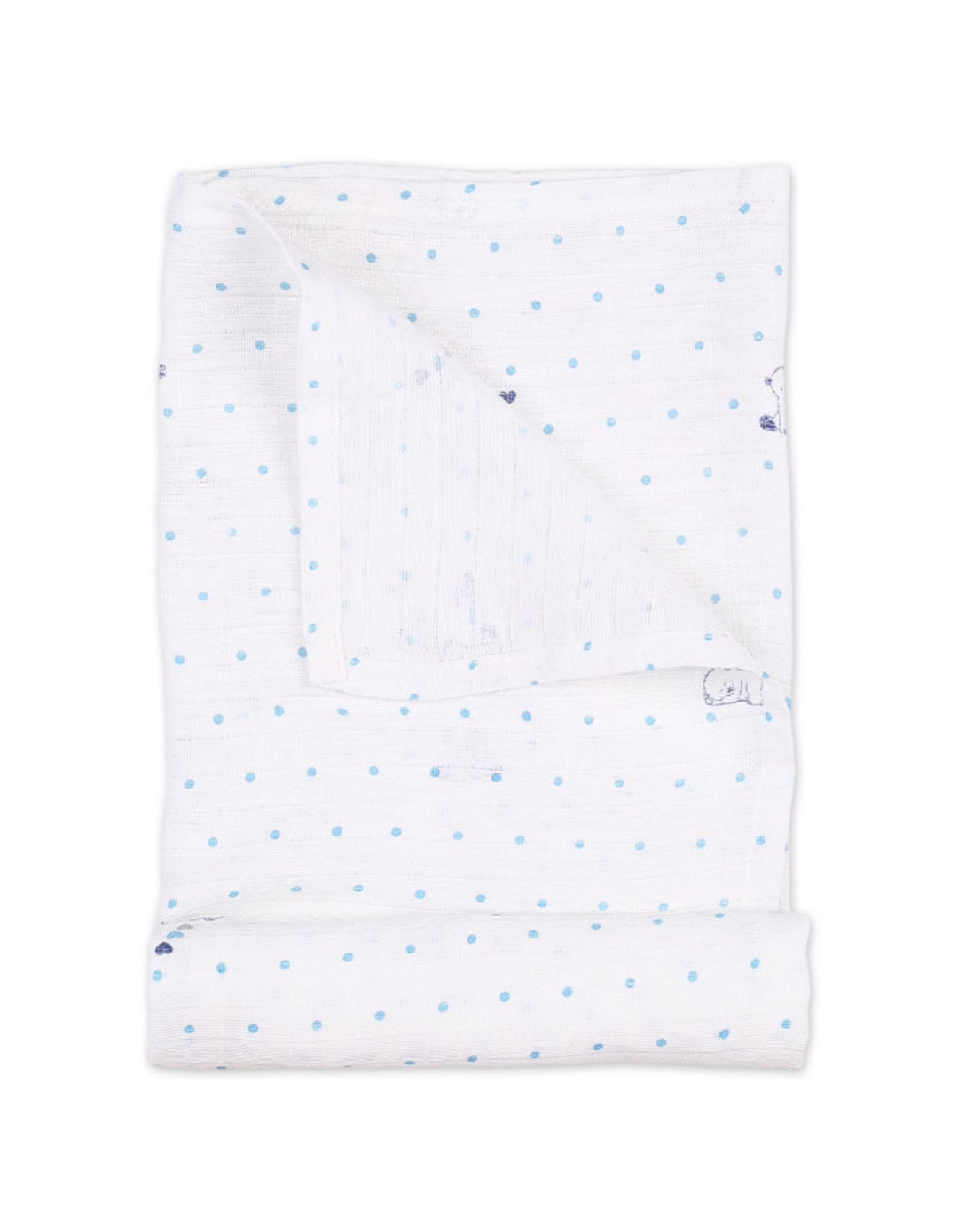 Muslin Sheets Pack of 2 Bambies Dino Dotted White at Zubaidas Graco Babyshop Pakistan