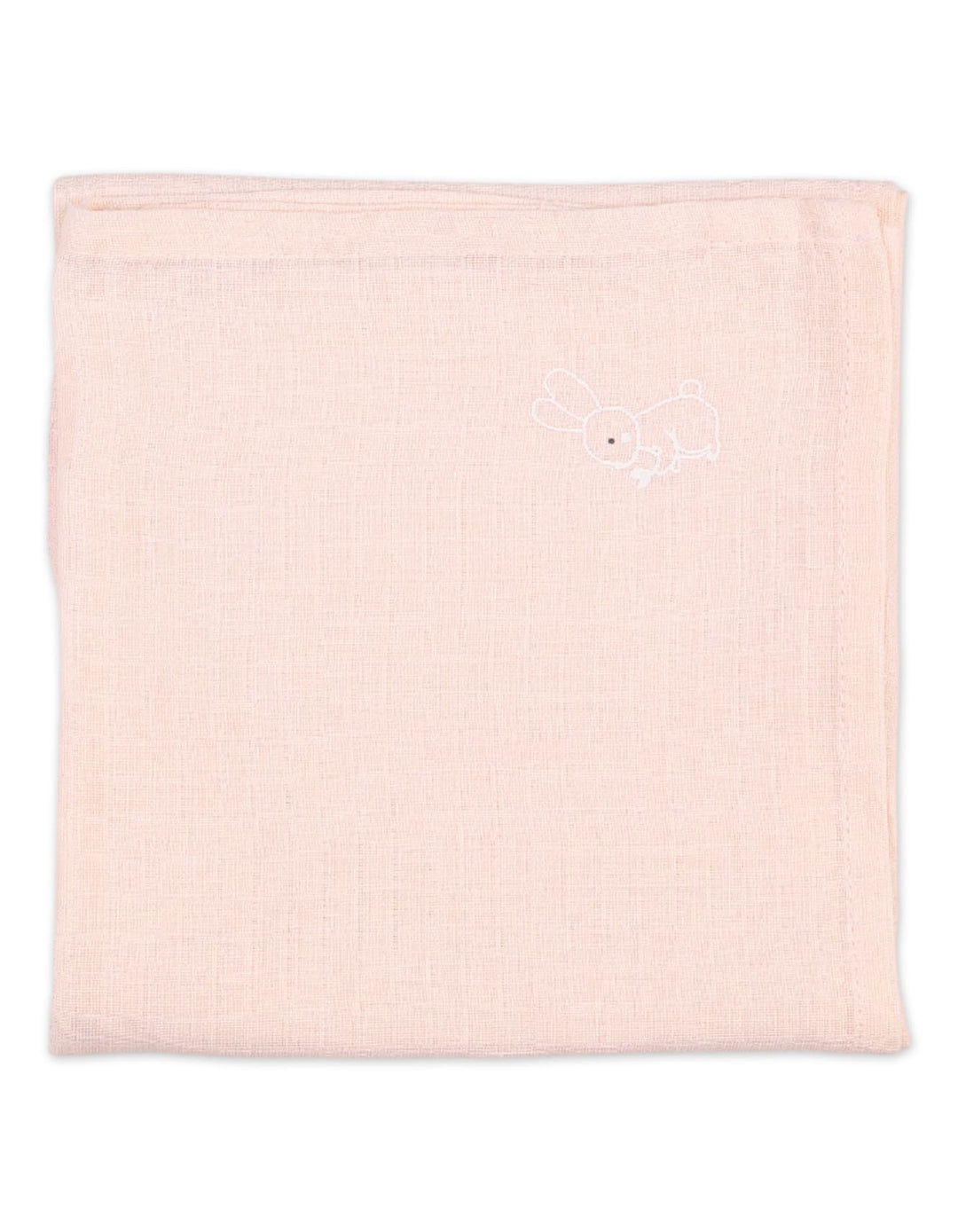 Muslin Sheets Pack of 2 Bambies Hearts Beige and Light Pink at Zubaidas Best Online Baby Store in Pakistan