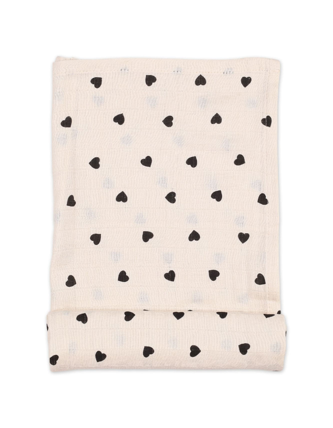 Muslin Sheets Pack of 2 Bambies Hearts Beige and Light Pink at Zubaidas Graco Babyshop Pakistan 