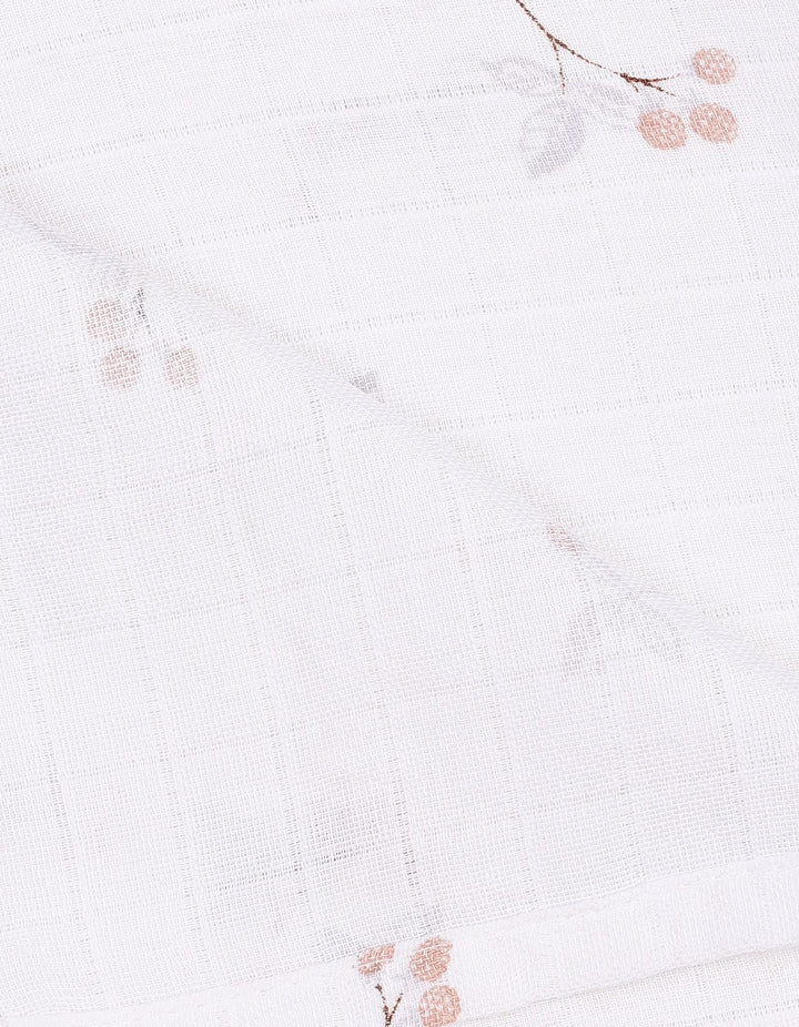 Muslin Sheets Pack of 2 Bambies Multi White and Pink at Zubaidas Online Baby Store Pakistan