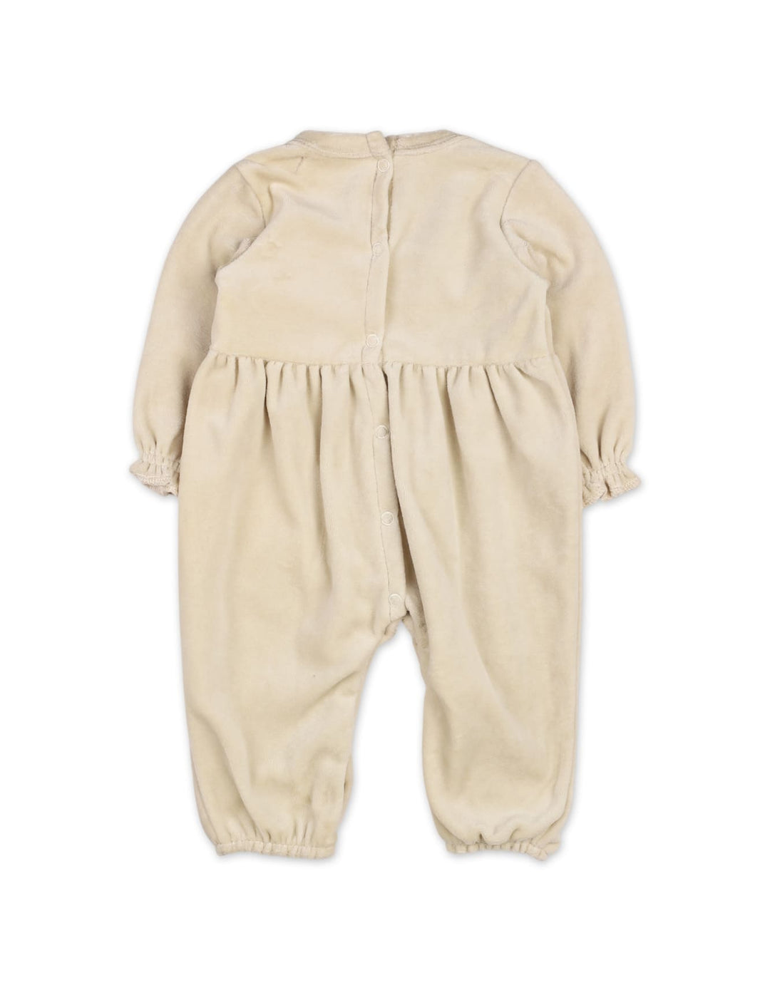 Newborn 2 Pieces Winter Romper Set with Headband Bambies Beige at Zubaidas Best Online Baby Store in Pakistan
