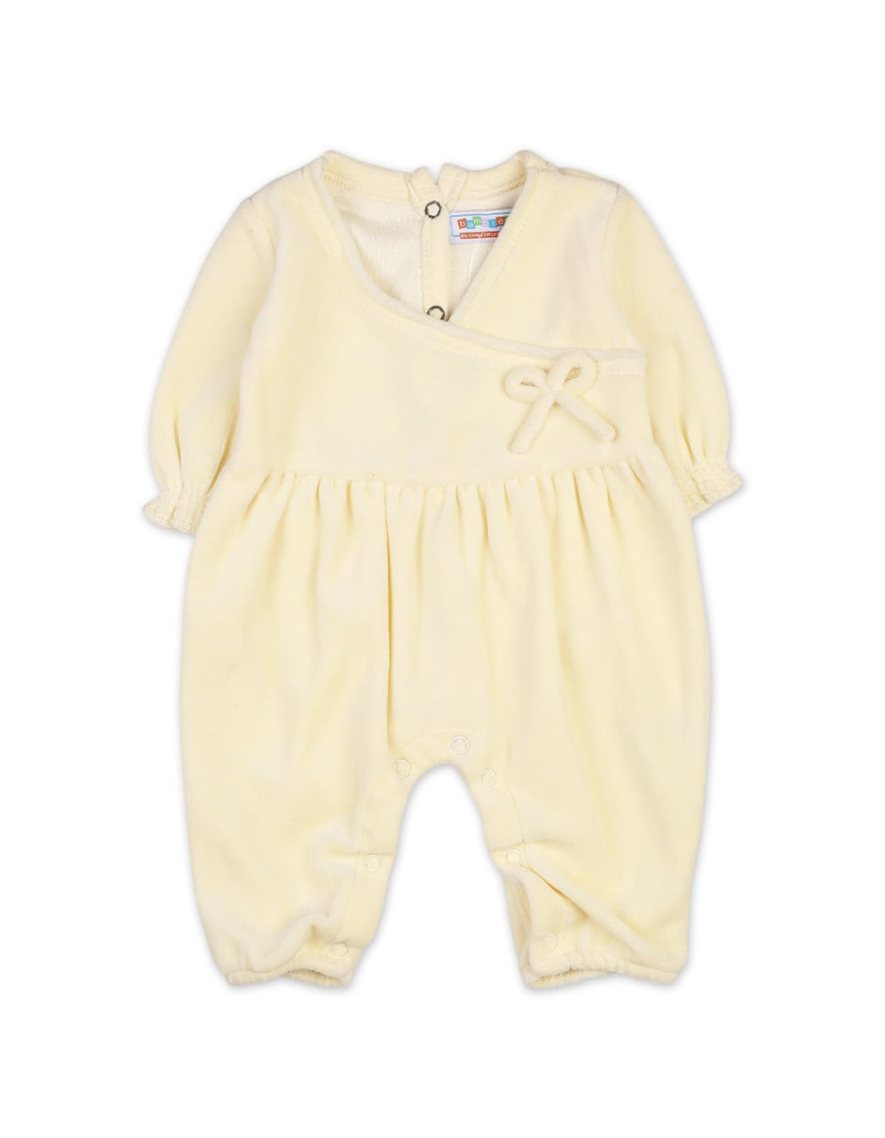 Newborn 2 Pieces Winter Rompers Set with Headband Bambies Yellow at Zubaidas Pakistan