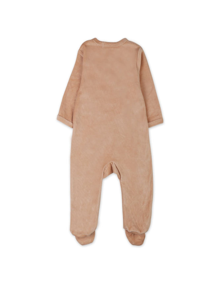 Newborn Baby Boys and Baby Girls Winter Onesies Bambies Bunny Footed Beige at Zubaidas Official Pakistan