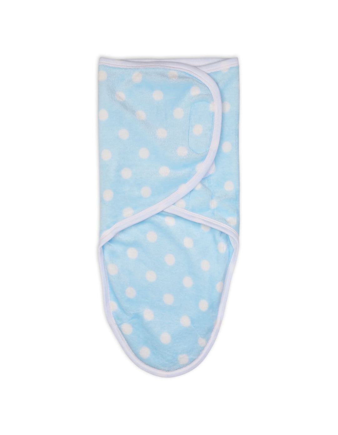 Newborn Baby Boys Sleeping Wraps Bambies Polka Dot Light Blue at Zubaidas Pakistan