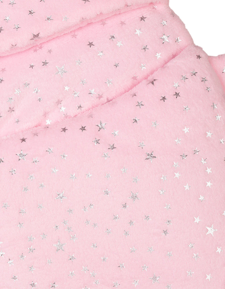 Newborn Baby Carry Nest Bambies Silver Star Print Pink at Zubaidas Pakistan