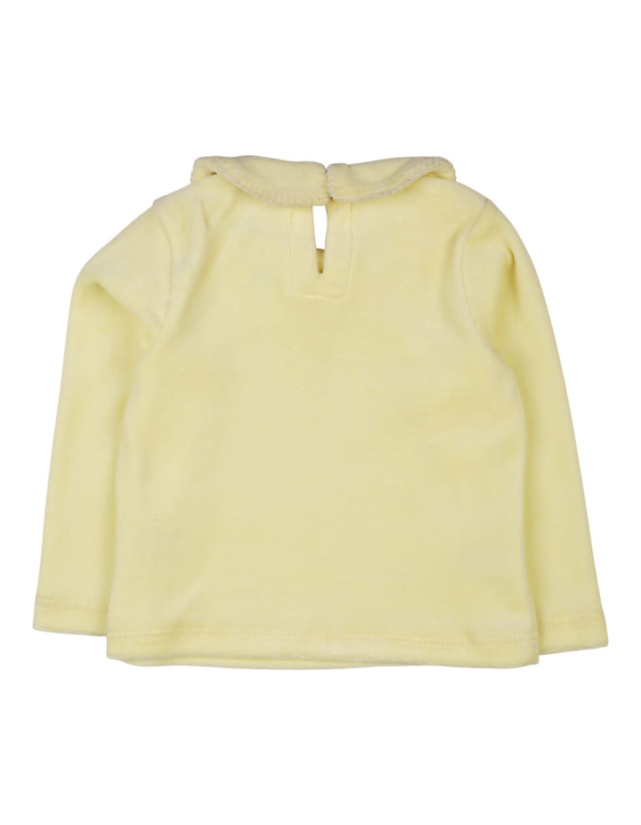 Newborn Baby Girls 2 Pieces Winter Suit Sets Bambies Yellow at Zubaidas Best Online Baby Store in Pakistan