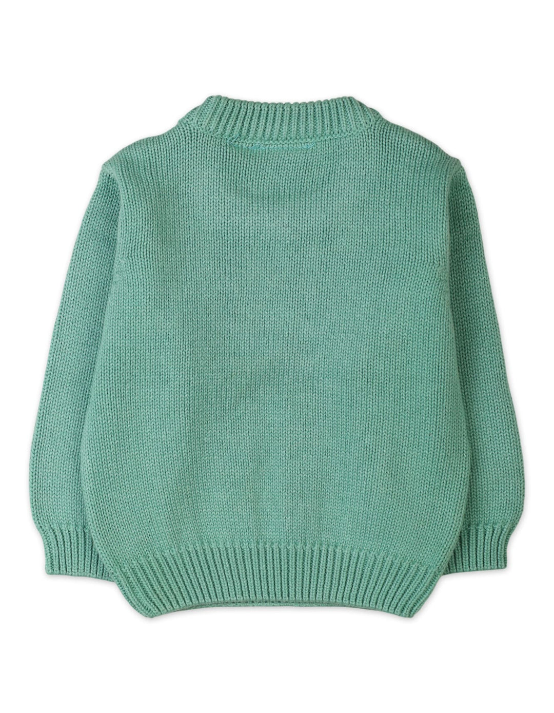 Newborn Baby Girls Winter Sweaters Bambies Cable Knit Mint Green at Zubaidas Pakistan