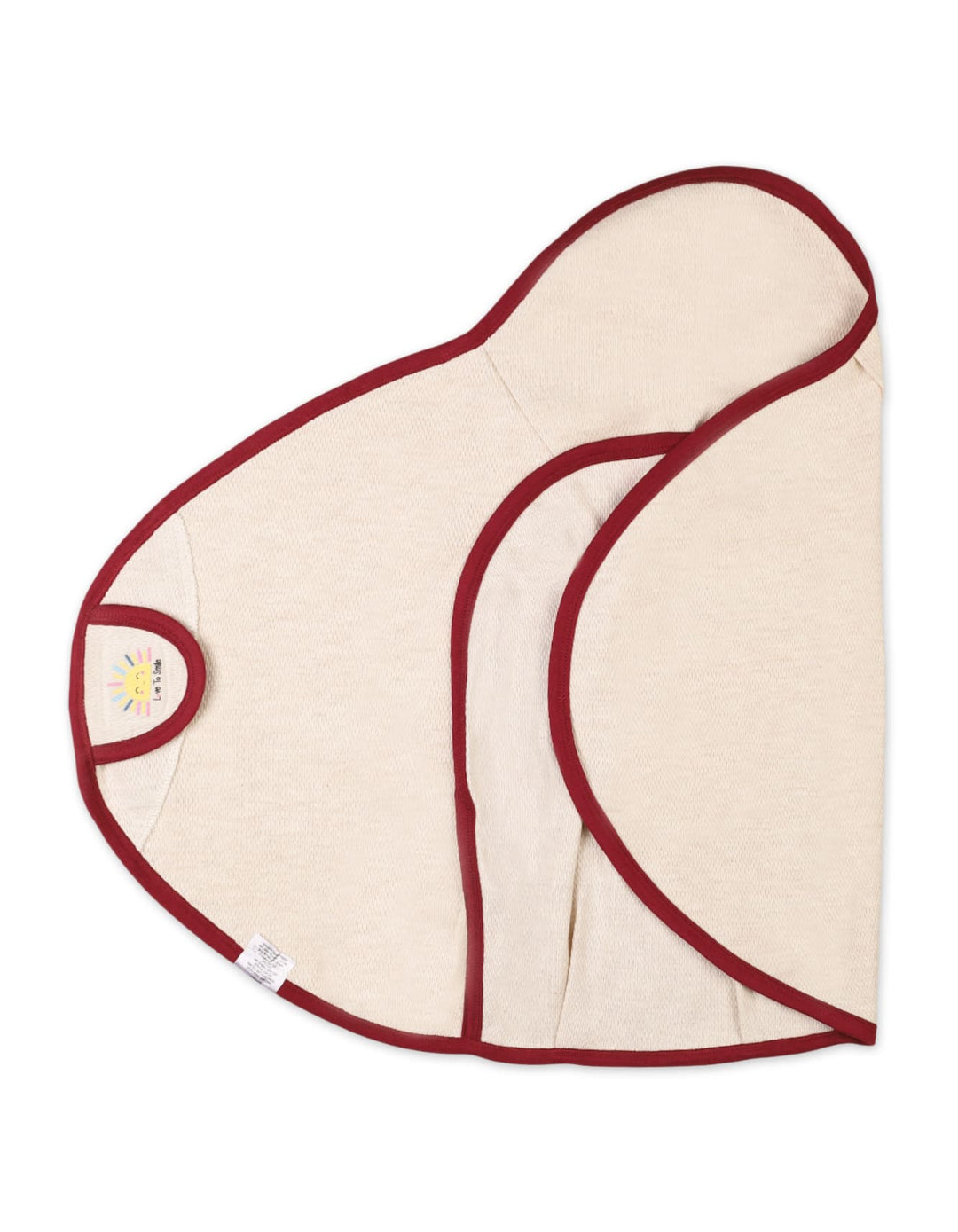 Newborn Baby Swaddling Sheet Maroon Bambies at Zubaidas Pakistan