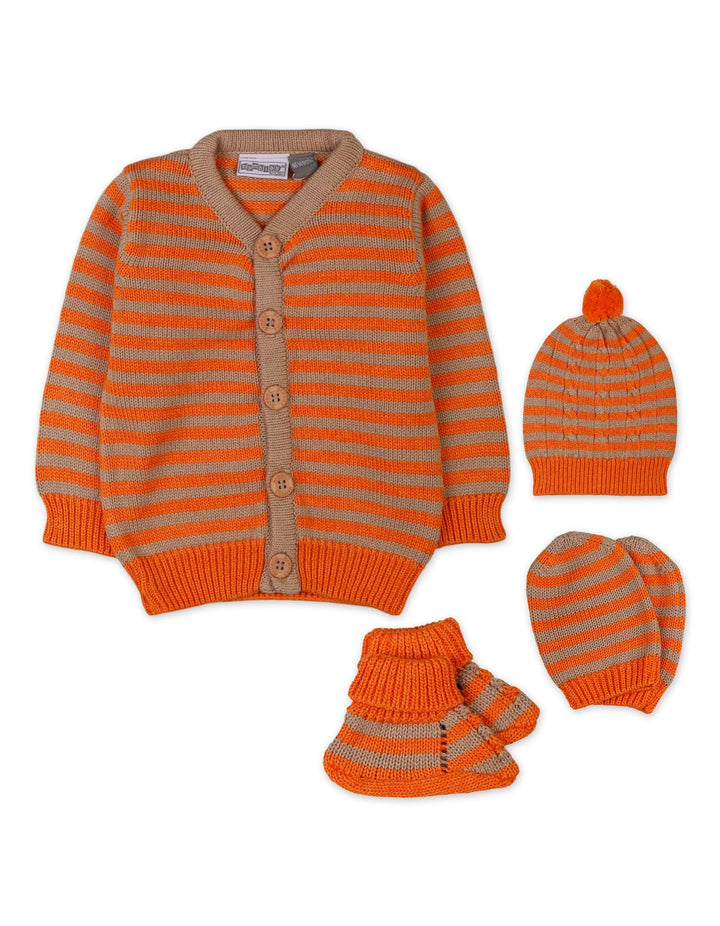 Newborn Baby Winter Gift Sets Bambies Striped at Zubaidas