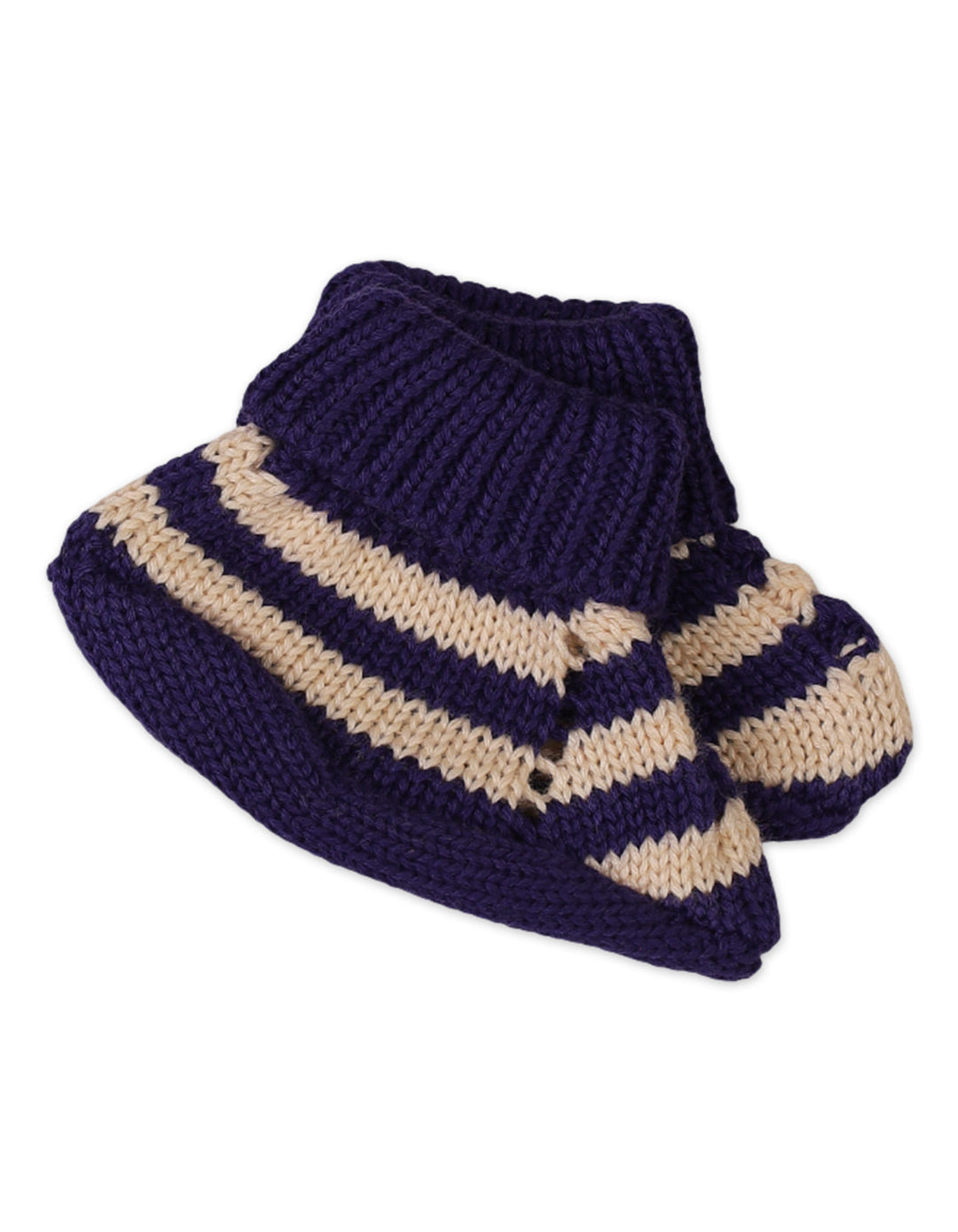 Newborn Baby Winter Warm Knitted 4 Pieces Sets Bambies Navy at at Zubaidas Online Pakistan