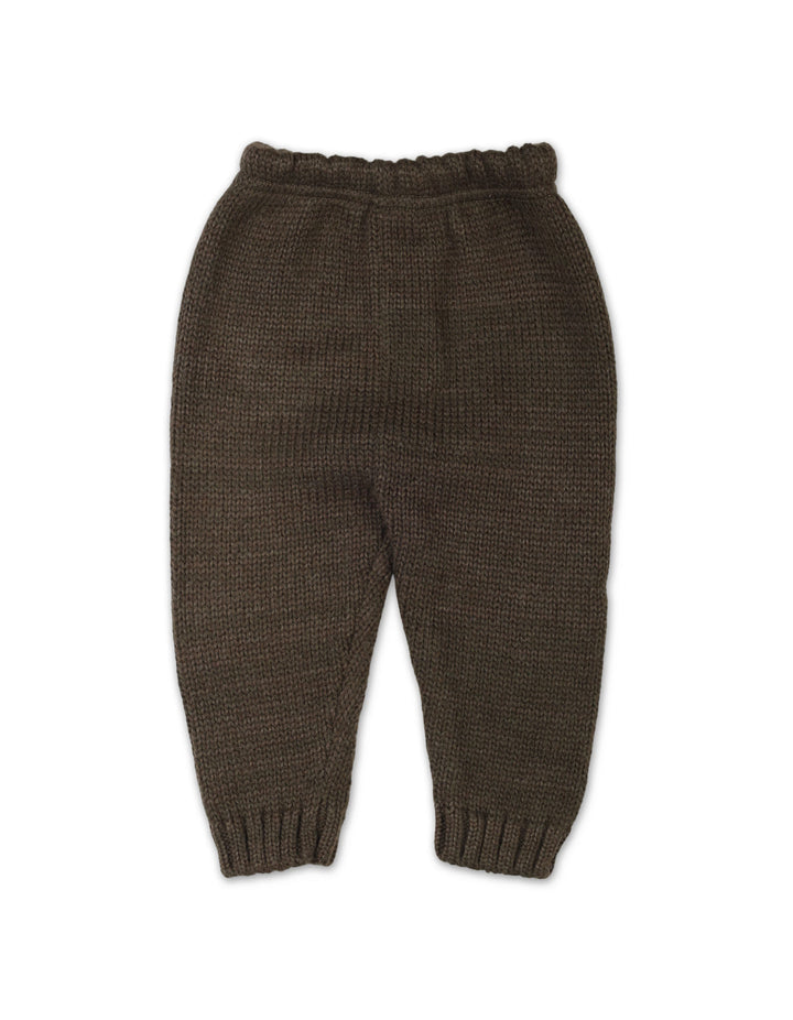 Newborn Baby Winter Woolen Trousers Bambies Dark Green at Zubaidas